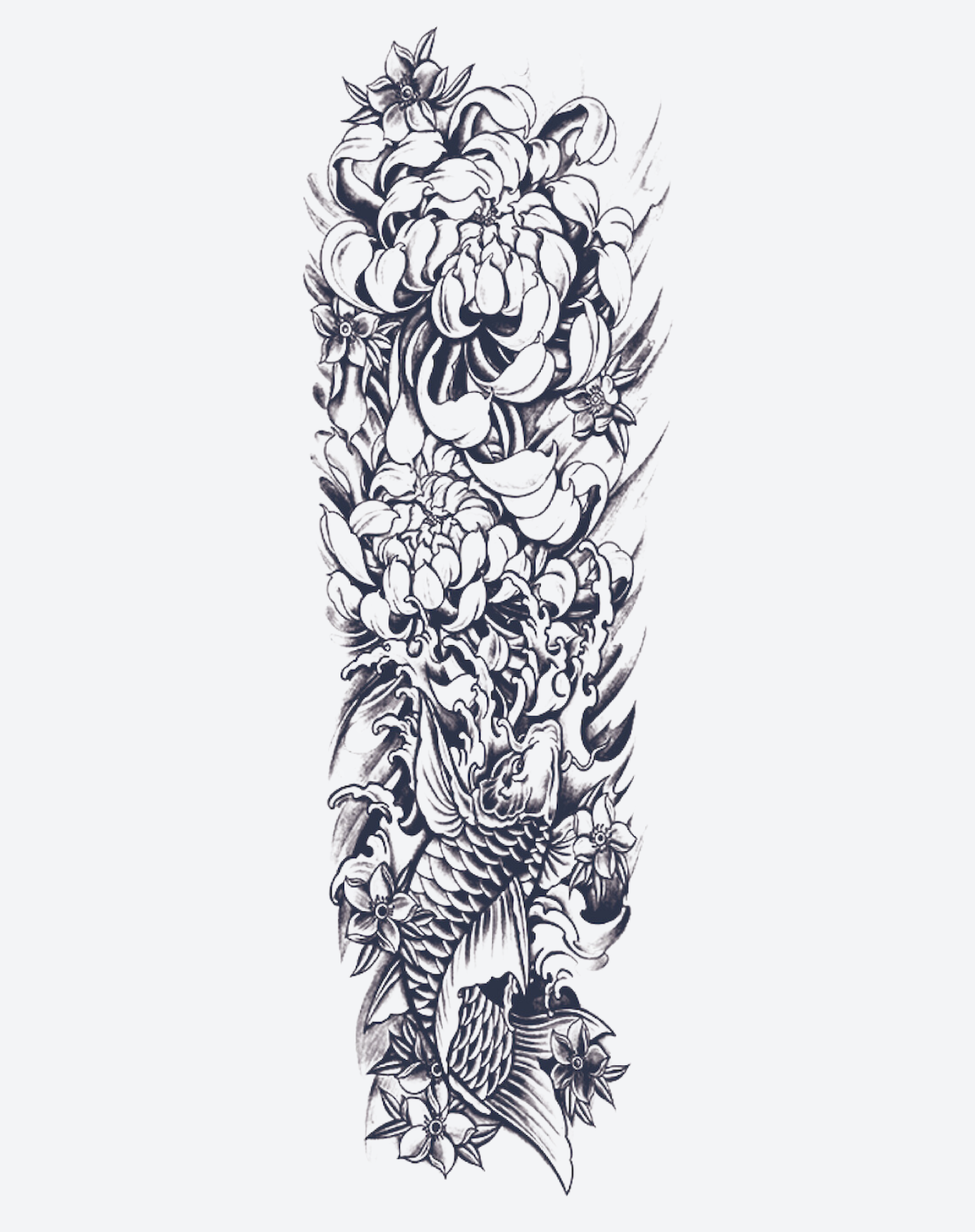 Japanese Flower Sleeve Pack